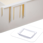 Полка для ванной пластик, настен, 1 яр, прямая, 35х11х17 см, бел, Y9-224