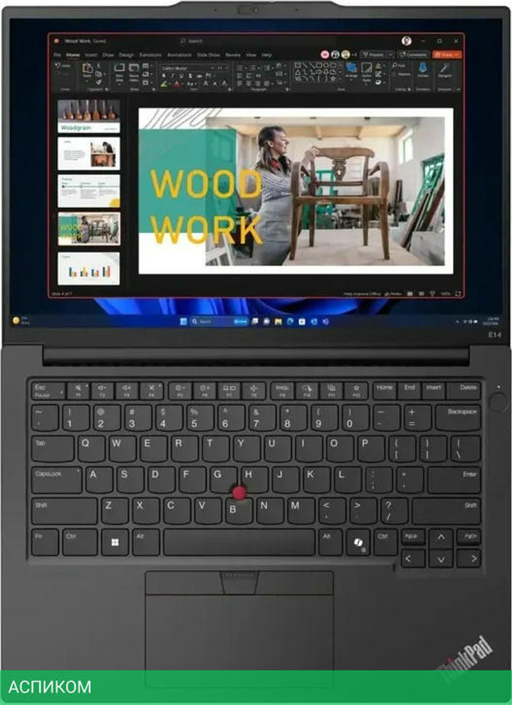 Ноутбук Lenovo ThinkPad E14 Gen 6 Graphite Black (21M8S71R00)