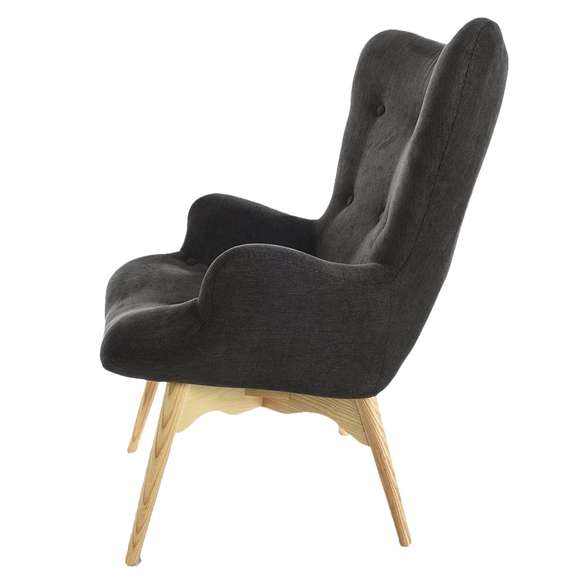 Кресло Contour темно-серое