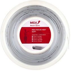 Теннисные струны MSV Focus Hex Soft (200 m) - белый