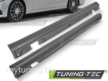 Накладки на пороги AMG STYLE для Mercedes E W213