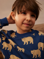 Утеплённый свитшот Mjölk Бурые мишки