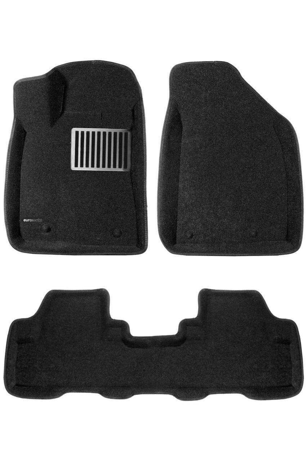 Коврики салона для LEXUS RX (2009-2014) Euromat 3D Lux черные. Арт. EM3D-003209