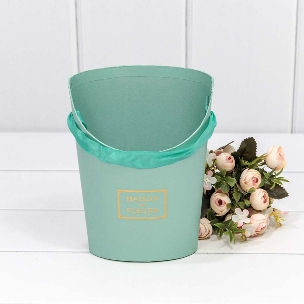 Коробка Ваза для цветов 15.5х12х19 см "Maison des fleurs" (Тиффани)