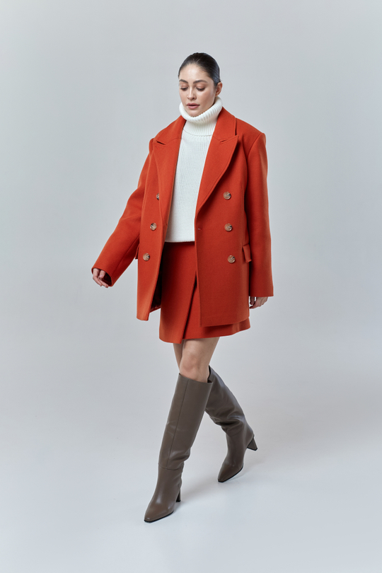 Пальто жакет шерсть