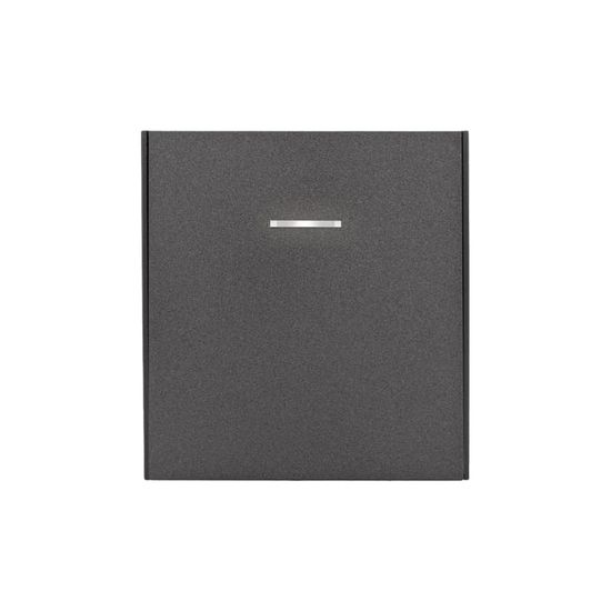 Выключатель STRONG 1 кл с подсветкой 10А с/у графит KRANZ