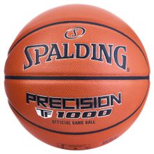 Мяч баск. SPALDING TF-1000 Precision 77526z, р.7, FIBA Appr,микр. zK-композит,нейл.корд, оранжевый