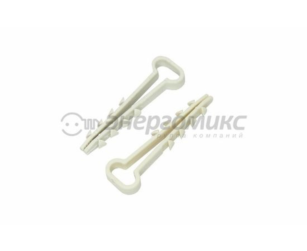 (3 упак.) PROconnect дюбель-хомут прямоуг. 5-10 белый (100 шт) PROCONNECT, 07-4611