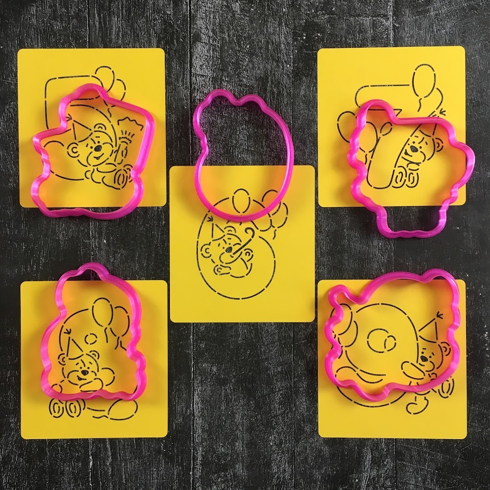 Цифры №17 с медвежатами