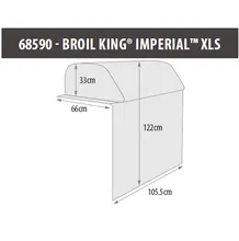 Чехол сверхпрочный для встраиваемого гриля Broil King Imperial XL