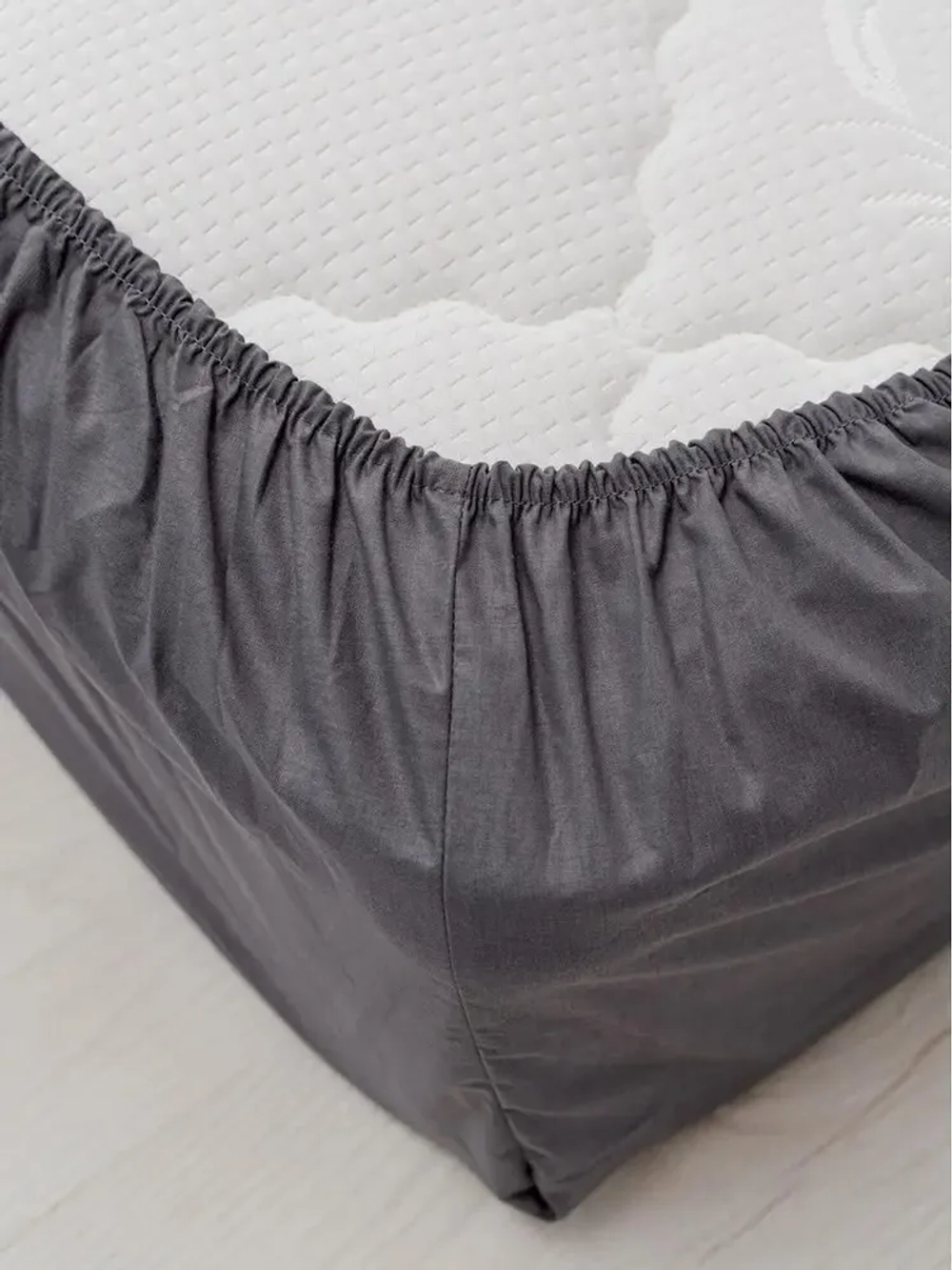 YERRNA простыня 120*200см серый