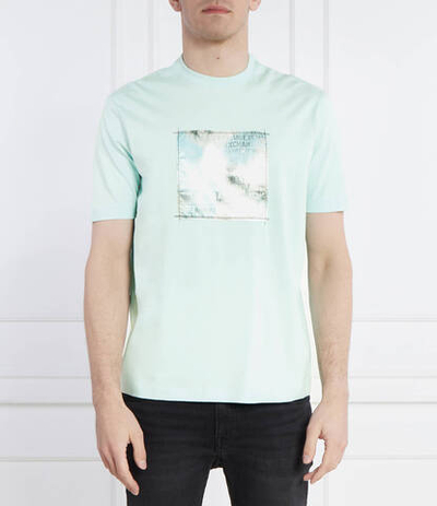 Футболка Armani Exchange - бирюзовый(3DZTLB ZJ9JZ)