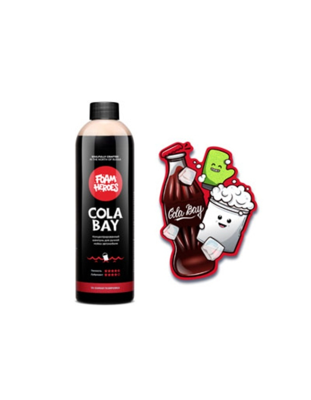 Foam Heroes Шампунь для ручной мойки авто Cola Bay, 500мл