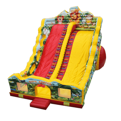 Коммерческий батут-горка "Царь зверей-2"