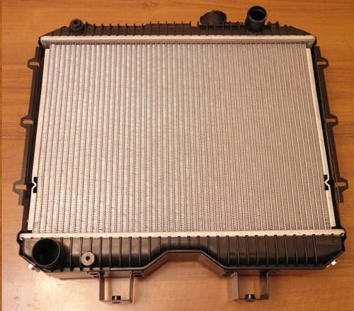 Радиатор основ. алюм. /УАЗ 3160 Хантер 3163 Патриот/ без конд. паяный (AKL)