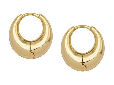 Серьги-Кольца 20мм, цвет золото