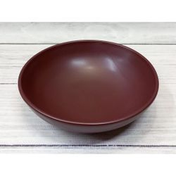 Салатник 600 мл d 19 см h5,5 см "Шелк-Доломит" матовая керамика ПГ [6]