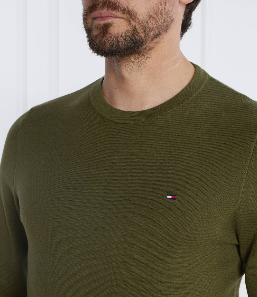 Свитер CLASSIC CREW Tommy Hilfiger - зеленый(MW0MW32026)