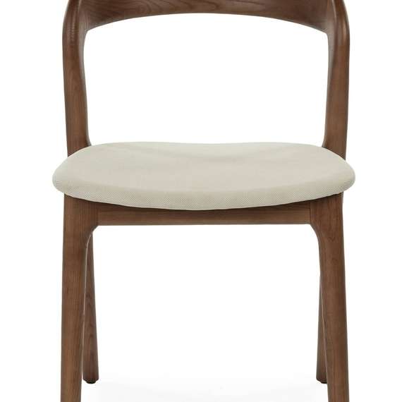 Стул Esse Soft, орех, бежевая водоотталкивающая обивка