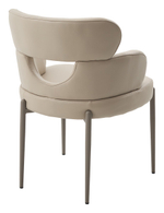 Стул М-City DISAUR Валтер (Valter) Hf017-02 Бежевый, Экокожа, Латте каркас