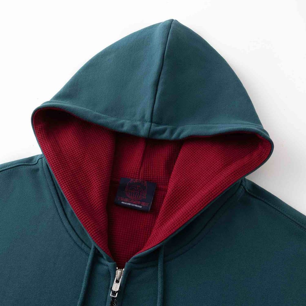 Купить Худи Ymkashix Zip HTF изумрудный/бордовый Худи Ymkashix Zip HTF изумрудный/бордовый