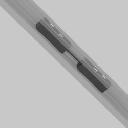 Коннектор питания прямой гибкий Maytoni 5см Exility TRA034CPC-42B-5-1