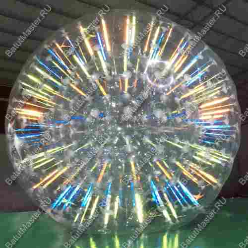 Светящийся зорб "Neo" ТПУ, диаметр 2.4 м