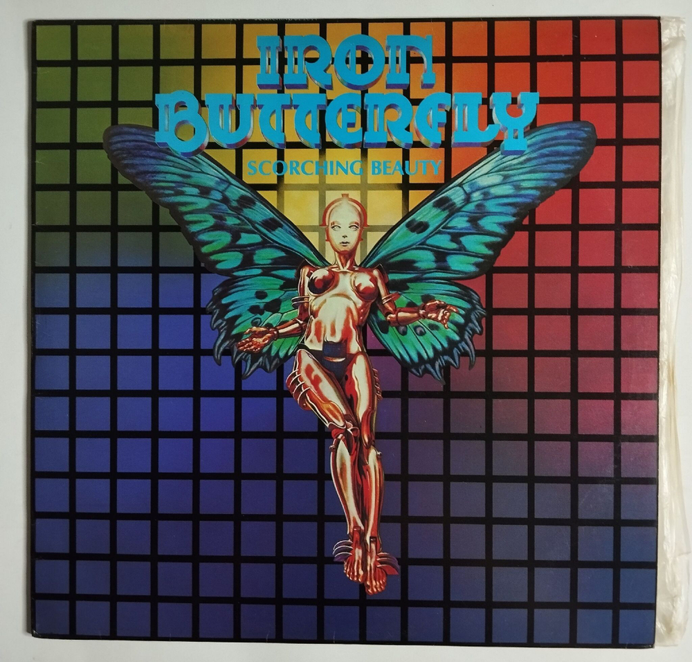 Винтажная виниловая пластинка LP Iron Butterfly Scorching Beauty (UK 1975)