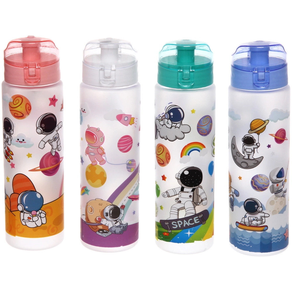 Бутылка питьевая пластиковая 700мл «Космос», микс цветов