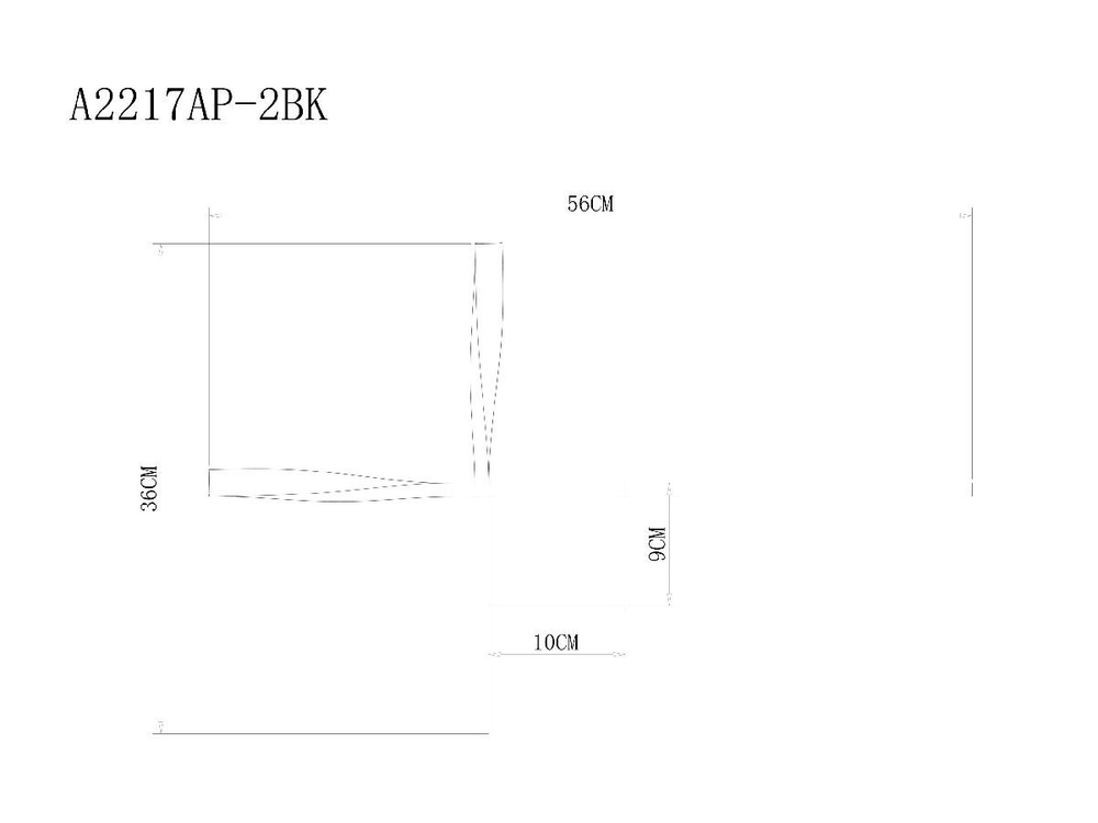 Настенный светильник Arte Lamp Acrux A2217AP-2BK