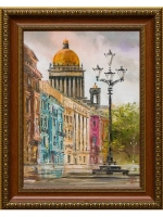 Картина маслом Исаакиевский собор. Фонарь Шеренкова