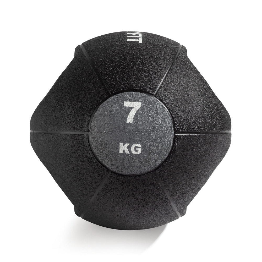 Медбол с хватом 7 кг VictoryFit VF-MBB070
