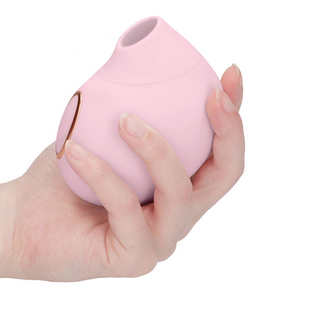 Розовый вакуум-волновой клиторальный стимулятор Irresistible Seductive Pink IRR001PNK