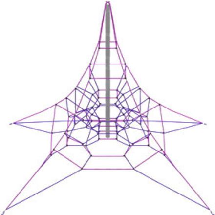 Конструкция для лазания серия "Звезда" ПД-015 (7х7х4)
