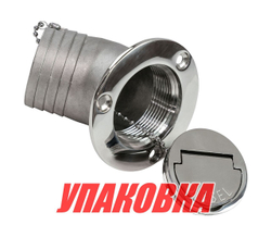 Горловина заливная угловая для дизтоплива 50 мм, Marine Rocket (упаковка из 5 шт.)