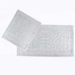 Набор ковриков 2шт Arya home Berceste серый