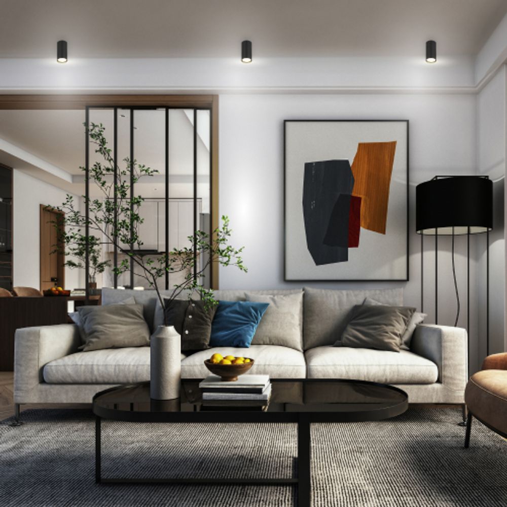 Светильник накладной ЭРА OL15 GU10 BK под лампу MR16 GU10 черный