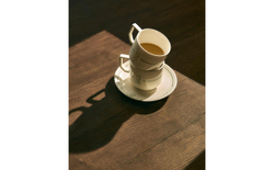 Zara Home набор столовой посуды из каменной керамики, цвет белый, 8.4 см