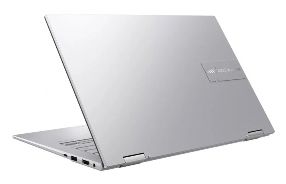 Ноутбук Asus VivoBook Go 14 Flip TP1401KA PQC N6000 4Gb eMMC 128Gb Intel UHD Graphics 14 FHD IPS TS 39Вт*ч Win11 Серебристый TP1401KA-EC008W 90NB0W43-M00250