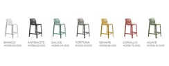 Полубарный стул Net Stool Mini 65 см ментоловый
