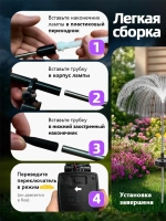 садовые светильники на солнечных батареях 4 шт./медуза светильник уличный/цветной