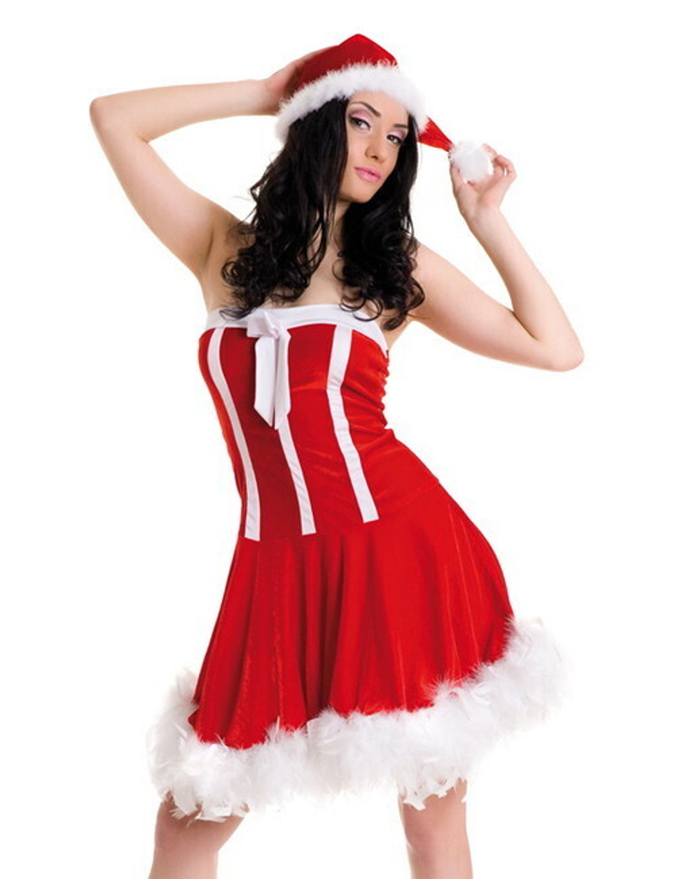 Новогодний костюм SL (42-46) (Цвет: красный с белым)