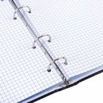 Тетрадь на кольцах 120л, А5, Brauberg Dark, обложка ламинированный картон