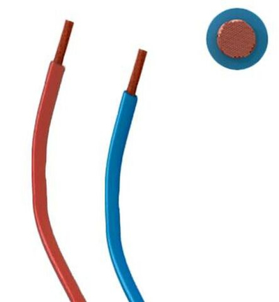 Провод гибкий монтажный TOPFLEX V-K, голубой, 1*6,0 (10260023)