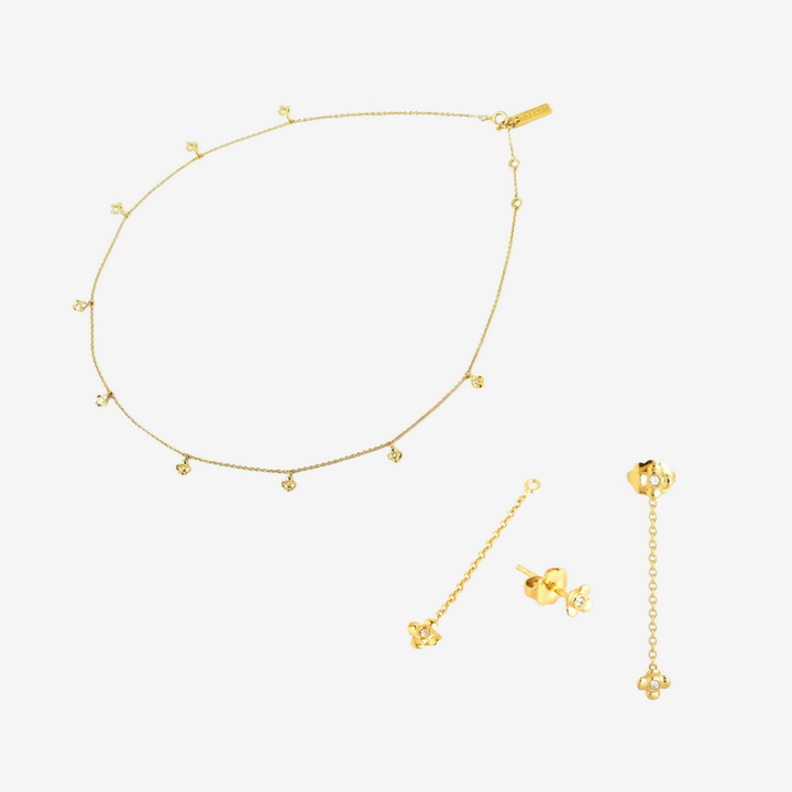 Подарочный комплект Nina Ricci: колье и серьги