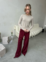 Брюки Office винный