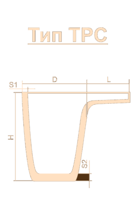 Тигель TPC 100 Lн=260