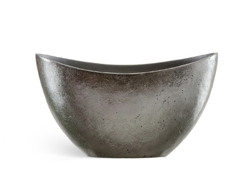 Кашпо TREEZ Effectory - серия Metal - Ваза-Лодка малая