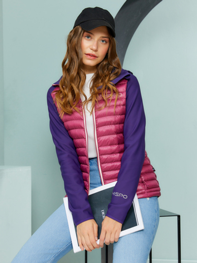 Куртка женская HISPO Грация стёганая демисезон, водонепроницаемая, для спорта и города