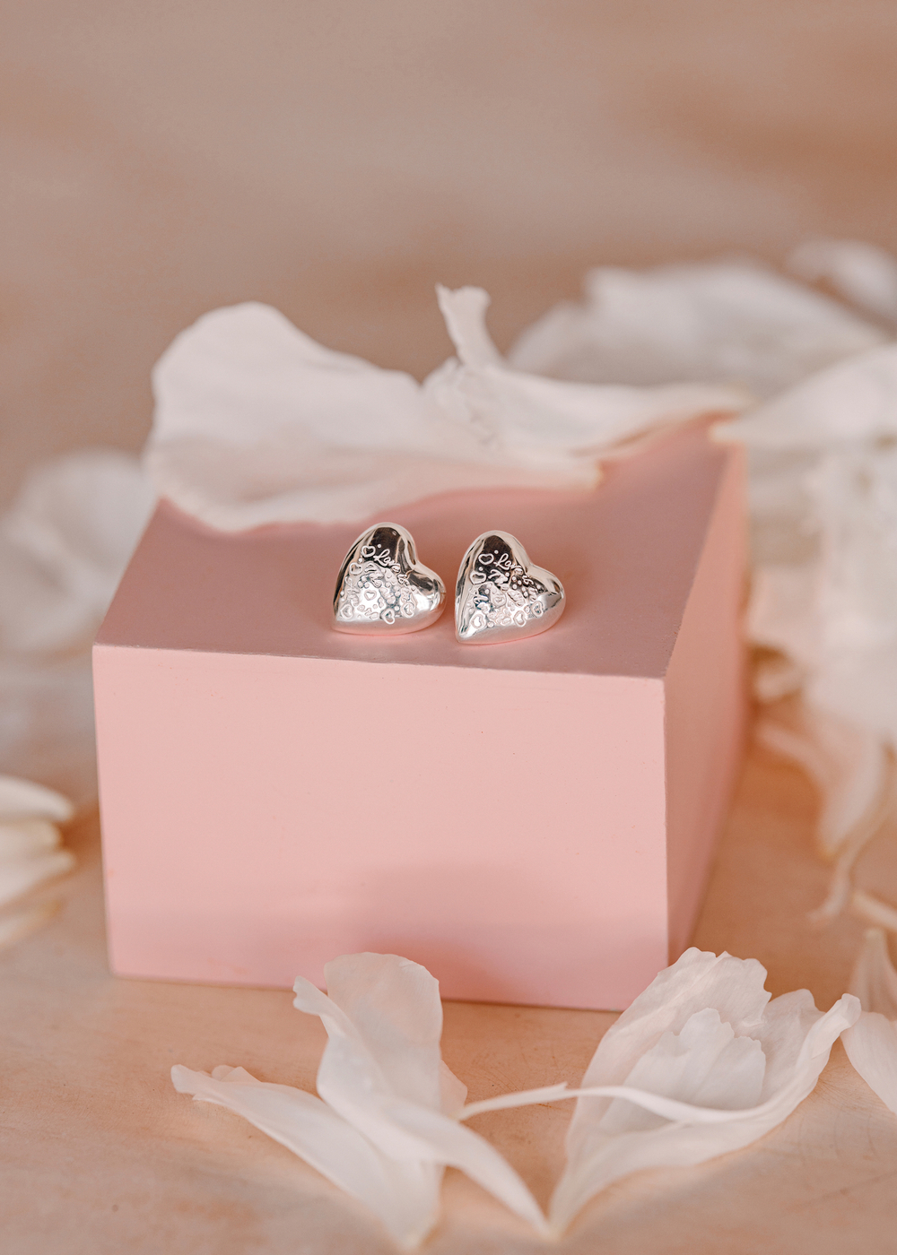 Серьги "Аморе пафф"